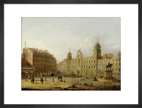 Charing Cross and Northumberland House from Spring Gardens 18th century