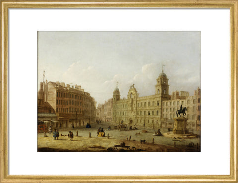 Charing Cross and Northumberland House from Spring Gardens 18th century