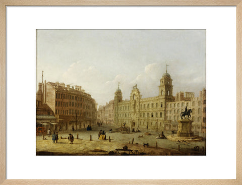 Charing Cross and Northumberland House from Spring Gardens 18th century