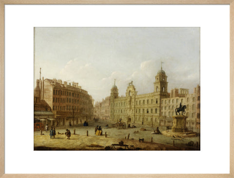 Charing Cross and Northumberland House from Spring Gardens 18th century