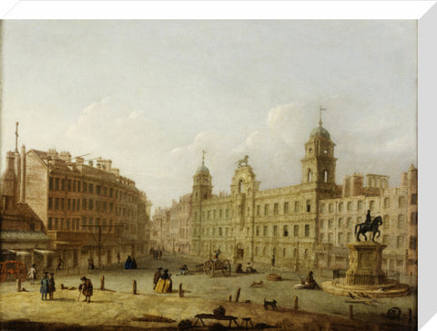 Charing Cross and Northumberland House from Spring Gardens 18th century