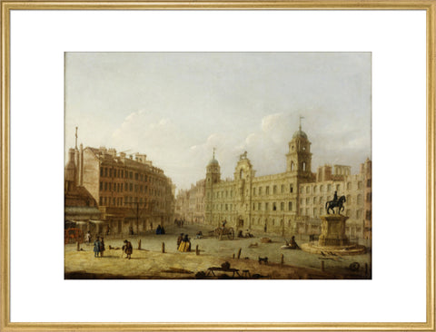 Charing Cross and Northumberland House from Spring Gardens 18th century