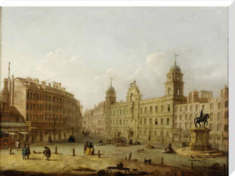 Charing Cross and Northumberland House from Spring Gardens 18th century