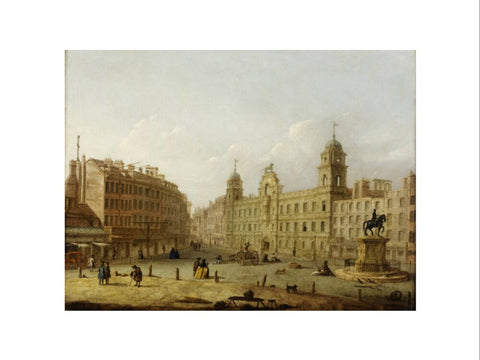 Charing Cross and Northumberland House from Spring Gardens 18th century