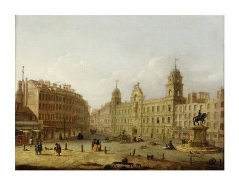 Charing Cross and Northumberland House from Spring Gardens 18th century