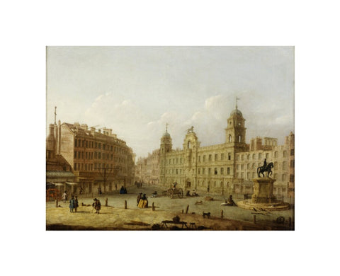 Charing Cross and Northumberland House from Spring Gardens 18th century