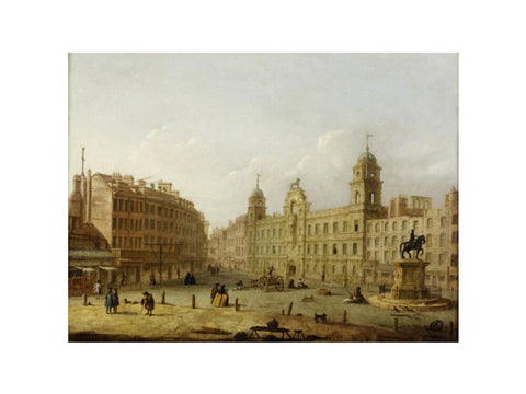 Charing Cross and Northumberland House from Spring Gardens 18th century