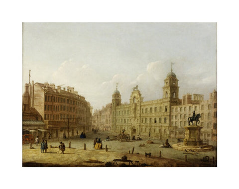 Charing Cross and Northumberland House from Spring Gardens 18th century