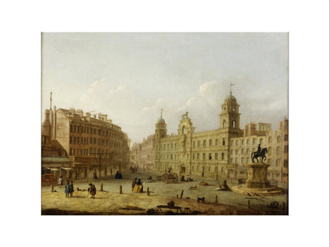 Charing Cross and Northumberland House from Spring Gardens 18th century