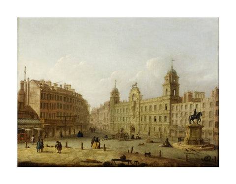 Charing Cross and Northumberland House from Spring Gardens 18th century