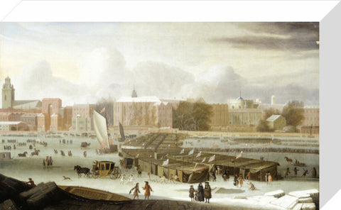 A Frost Fair on the Thames at Temple Stairs 1684