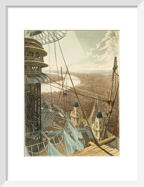 Bird's Eye View from the Staircase & the Upper Part of the Pavilion in the Colosseum Regent's Park1829