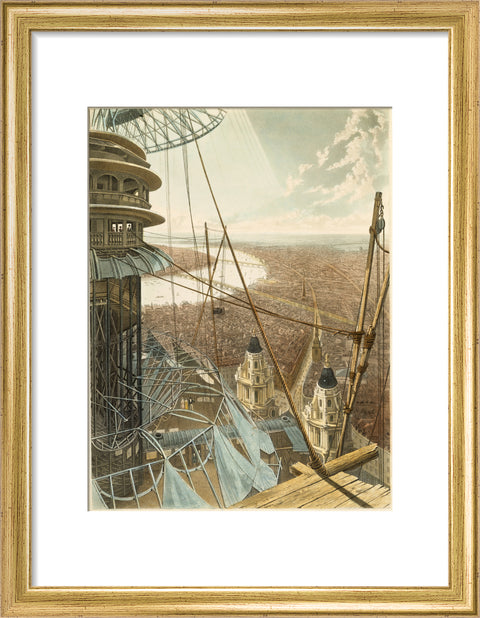 Bird's Eye View from the Staircase & the Upper Part of the Pavilion in the Colosseum Regent's Park1829