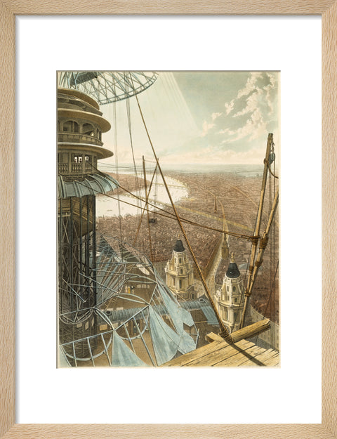 Bird's Eye View from the Staircase & the Upper Part of the Pavilion in the Colosseum Regent's Park1829
