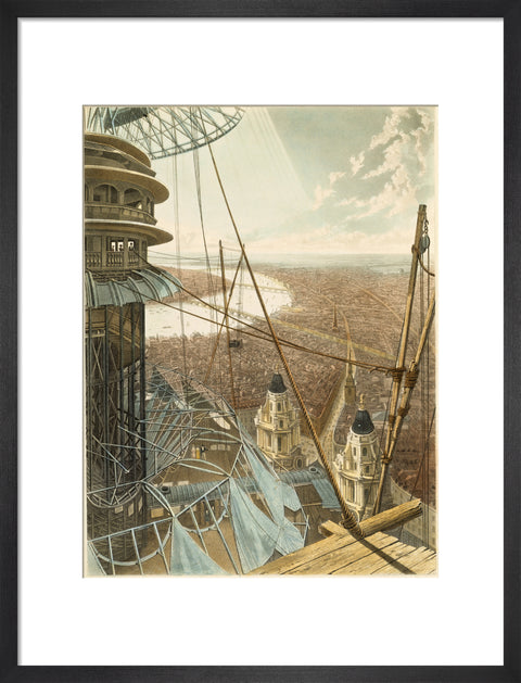 Bird's Eye View from the Staircase & the Upper Part of the Pavilion in the Colosseum Regent's Park1829