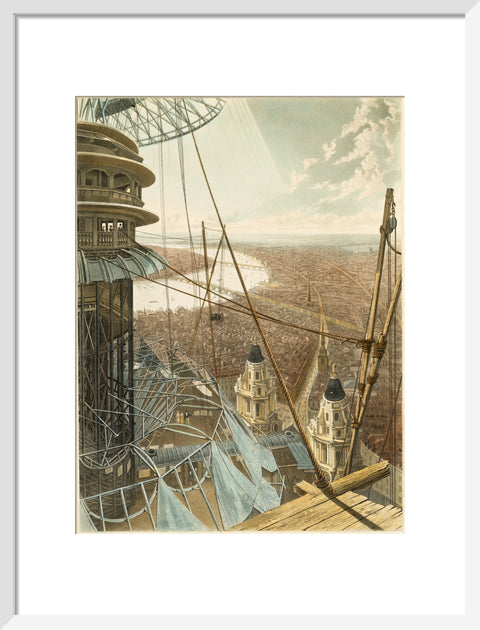 Bird's Eye View from the Staircase & the Upper Part of the Pavilion in the Colosseum Regent's Park1829