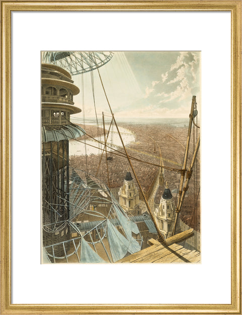 Bird's Eye View from the Staircase & the Upper Part of the Pavilion in the Colosseum Regent's Park1829
