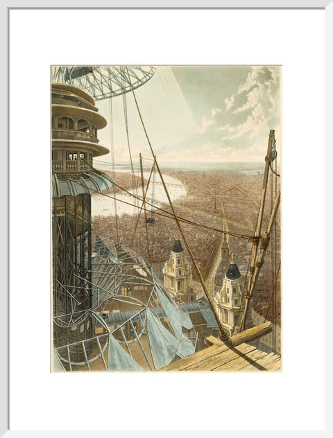 Bird's Eye View from the Staircase & the Upper Part of the Pavilion in the Colosseum Regent's Park1829