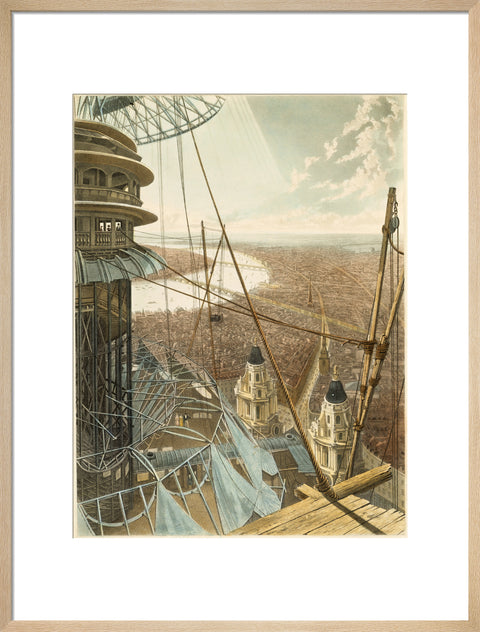 Bird's Eye View from the Staircase & the Upper Part of the Pavilion in the Colosseum Regent's Park1829