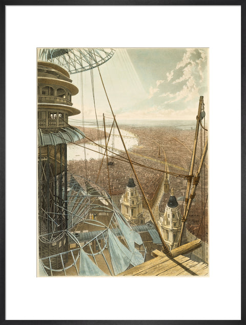 Bird's Eye View from the Staircase & the Upper Part of the Pavilion in the Colosseum Regent's Park1829