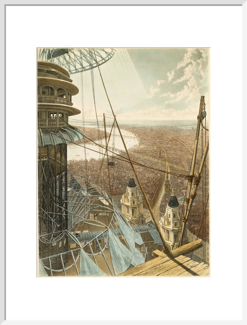 Bird's Eye View from the Staircase & the Upper Part of the Pavilion in the Colosseum Regent's Park1829
