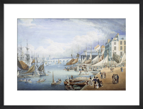 London Bridge from Custom House Quay 19th century