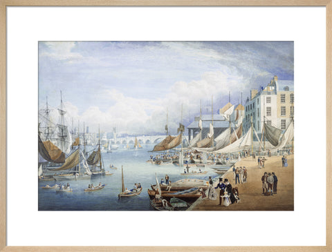 London Bridge from Custom House Quay 19th century