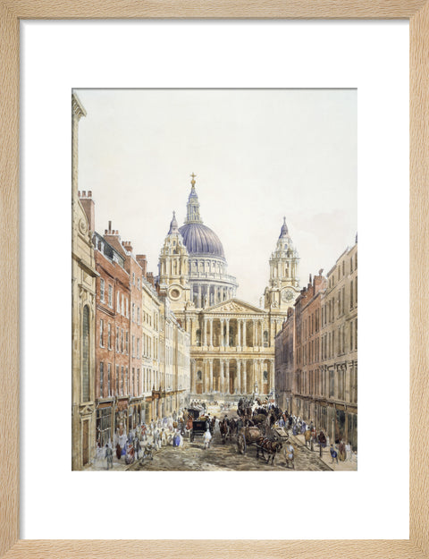 St. Paul's looking up Ludgate Hill 1852