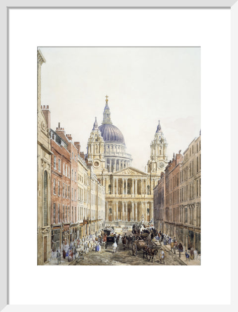 St. Paul's looking up Ludgate Hill 1852