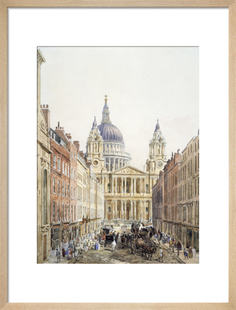 St. Paul's looking up Ludgate Hill 1852
