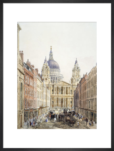 St. Paul's looking up Ludgate Hill 1852