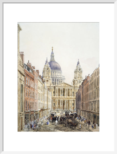 St. Paul's looking up Ludgate Hill 1852