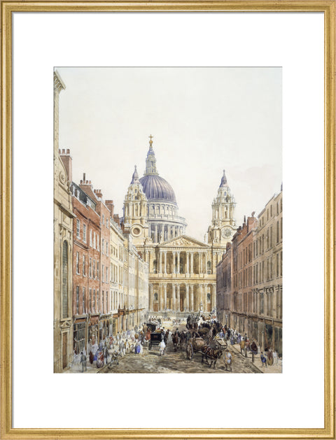 St. Paul's looking up Ludgate Hill 1852