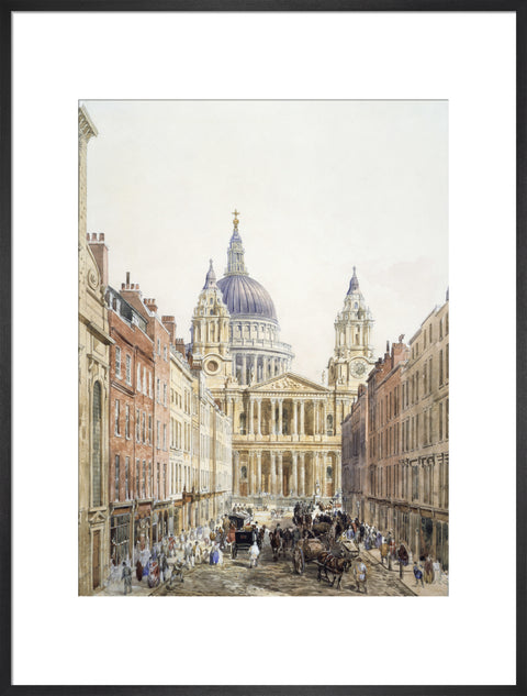 St. Paul's looking up Ludgate Hill 1852