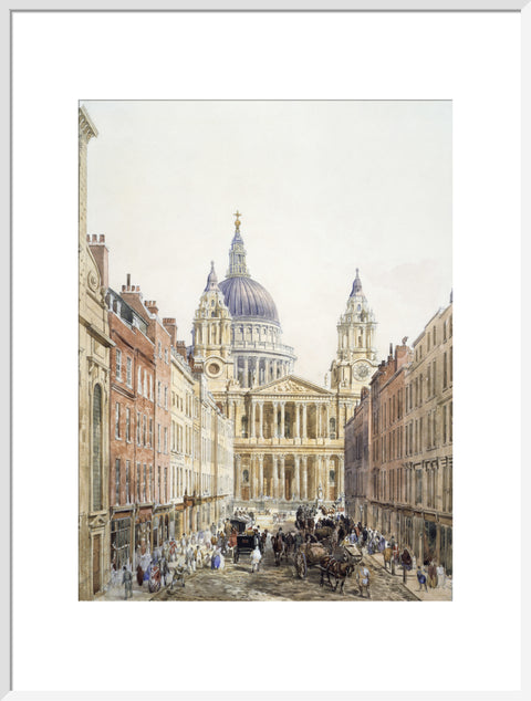 St. Paul's looking up Ludgate Hill 1852