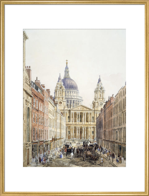 St. Paul's looking up Ludgate Hill 1852
