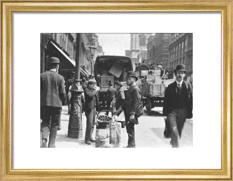 A street vendor in the City 1893