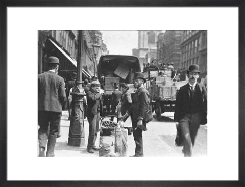 A street vendor in the City 1893