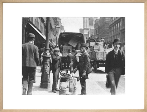 A street vendor in the City 1893