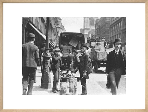 A street vendor in the City 1893