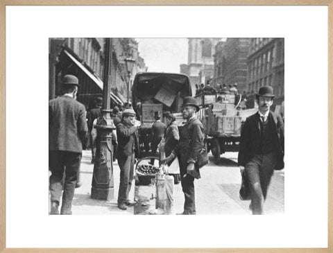 A street vendor in the City 1893