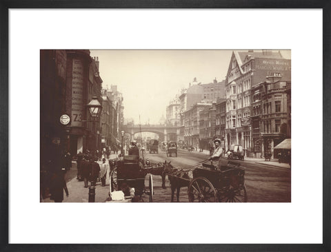 Farringdon Street looking south towards Holborn Viaduct c.1890