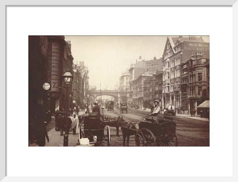 Farringdon Street looking south towards Holborn Viaduct c.1890