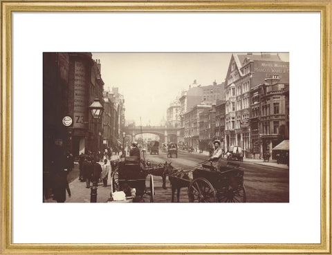 Farringdon Street looking south towards Holborn Viaduct c.1890