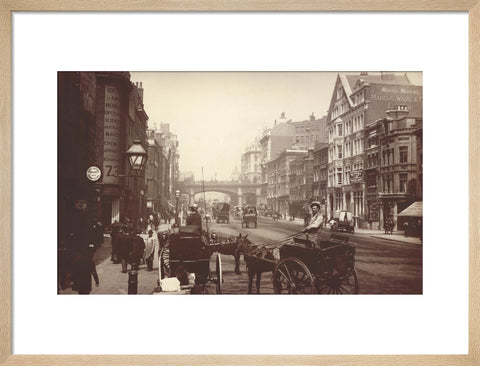 Farringdon Street looking south towards Holborn Viaduct c.1890