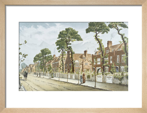 Bath Road Looking East 1882 (Art print, Small, Natural)