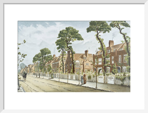 Bath Road Looking East 1882 (Art print, Medium, White)