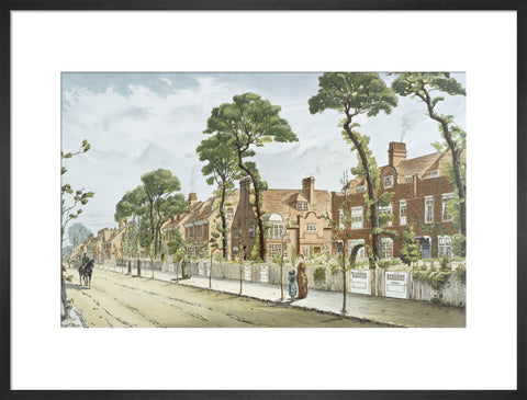 Bath Road Looking East 1882 (Art print, Large, Black)