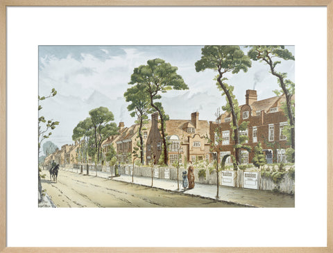 Bath Road Looking East 1882 (Art print, Large, Natural)