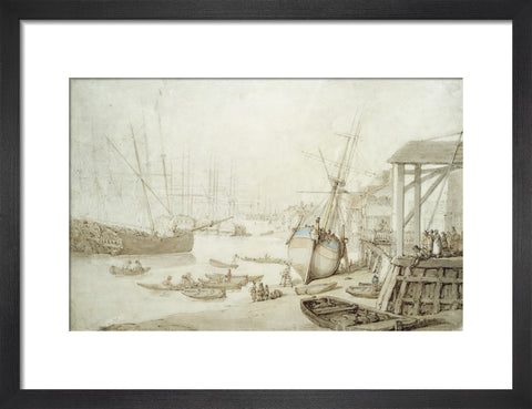 Careening a coaster at Rotherhithe 1778